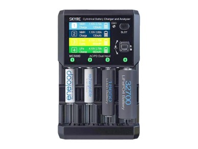 Cargador y analizador de baterías SkyRC MC5000 USB-C Cargador y analizador de baterías SkyRC MC5000 USB-C
