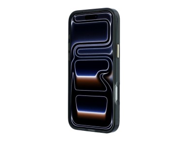 Capa Karl Lagerfeld IML Big Signature com moldura em metal e resina para iPhone 18 Pro Max / 17 Pro 