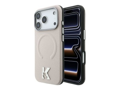 Karl Lagerfeld Grained Embossed Ring & Kameo Logo MagSafe Case for iPhone 18 Pro Max / 17 Pro Max - Karl Lagerfeld Grained Embossed Ring & Kameo Logo MagSafe Case for iPhone 18 Pro Max / 17 Pro Max -