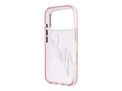 Funda Karl Lagerfeld IML Big Signature de resina con marco metálico para iPhone 18 Pro Max / 17 Pro Funda Karl Lagerfeld IML Big Signature de resina con marco metálico para iPhone 18 Pro Max / 17 Pro