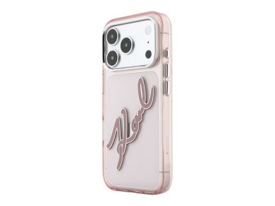 Funda Karl Lagerfeld IML Big Signature de resina con marco metálico para iPhone 18 Pro Max / 17 Pro Funda Karl Lagerfeld IML Big Signature de resina con marco metálico para iPhone 18 Pro Max / 17 Pro