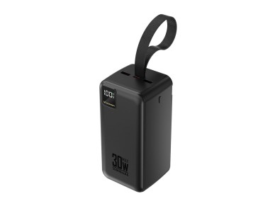 Powerbank Wozinsky W8-B 50000mAh 30W 2xUSB-A and 1xUSB-C and USB micro with flashlight - black Powerbank Wozinsky W8-B 50000mAh 30W 2xUSB-A and 1xUSB-C and USB micro with flashlight - black
