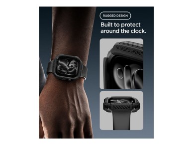 Funda Spigen Rugged Armor para Apple Watch de 46 mm - negro mate Funda Spigen Rugged Armor para Apple Watch de 46 mm - negro mate