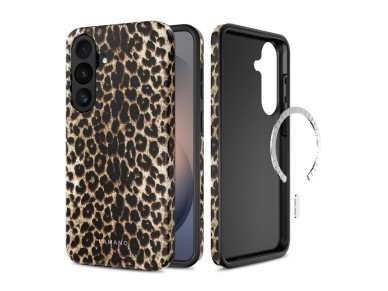 Capa Tech-Protect Lamano MagSafe para Samsung Galaxy S26 FE - Castanho-Bege