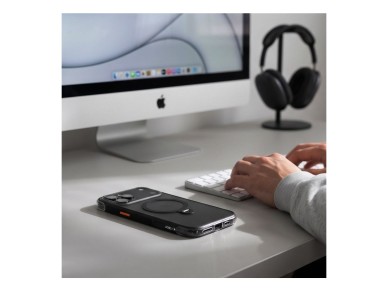 Capa Tech-Protect MagAir Stand MagSafe CC para iPhone 18 Pro Max/17 Pro Max - Preto Mate Capa Tech-Protect MagAir Stand MagSafe CC para iPhone 18 Pro Max/17 Pro Max - Preto Mate