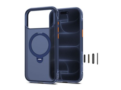 Funda Tech-Protect MagAir Stand MagSafe CC para iPhone 18 Pro Max / 17 Pro Max - Azul marino mate Funda Tech-Protect MagAir Stand MagSafe CC para iPhone 18 Pro Max / 17 Pro Max - Azul marino mate