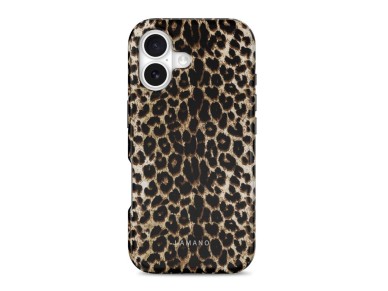 Capa Tech-Protect Lamano MagSafe para iPhone 17 - castanho e bege Capa Tech-Protect Lamano MagSafe para iPhone 17 - castanho e bege
