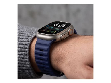 Tech-Protect Silicone Line Strap for Apple Watch 44 / 45 / 46 / 49 mm - Navy Blue Tech-Protect Silicone Line Strap for Apple Watch 44 / 45 / 46 / 49 mm - Navy Blue
