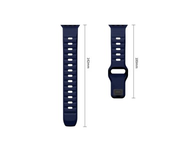 Tech-Protect Silicone Line Strap for Apple Watch 44 / 45 / 46 / 49 mm - Navy Blue Tech-Protect Silicone Line Strap for Apple Watch 44 / 45 / 46 / 49 mm - Navy Blue