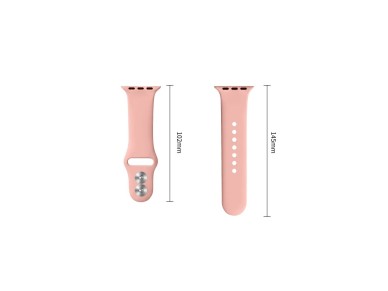Bracelete em silicone Tech-Protect para Apple Watch 44/45/46/49 mm - Rosa
