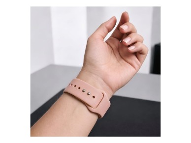 Bracelete em silicone Tech-Protect para Apple Watch 44/45/46/49 mm - Rosa