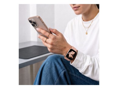 Bracelete em silicone Tech-Protect para Apple Watch 44/45/46/49 mm - Rosa