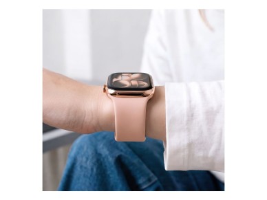 Bracelete em silicone Tech-Protect para Apple Watch 44/45/46/49 mm - Rosa