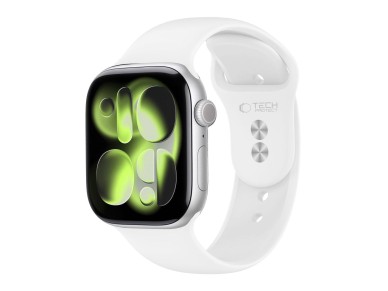Correa de silicona Tech-Protect para Apple Watch de 40/41/42 mm - Blanca