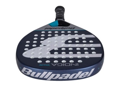 Pala de Pádel Bullpadel Indiga Power 2026/ Blanca y Azul Pala de Pádel Bullpadel Indiga Power 2026/ Blanca y Azul