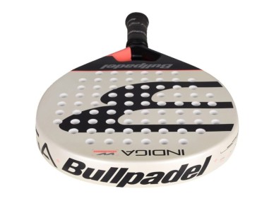 Pala de Pádel Bullpadel Indiga Woman 2026/ Blanca y Negra Pala de Pádel Bullpadel Indiga Woman 2026/ Blanca y Negra