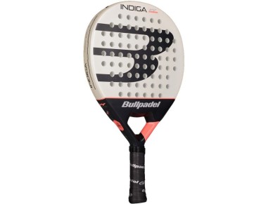 Pala de Pádel Bullpadel Indiga Woman 2026/ Blanca y Negra Pala de Pádel Bullpadel Indiga Woman 2026/ Blanca y Negra