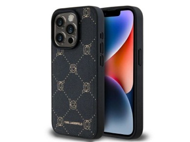 Funda Karl Lagerfeld MagSafe Karl Head para iPhone 15 Pro - Negra