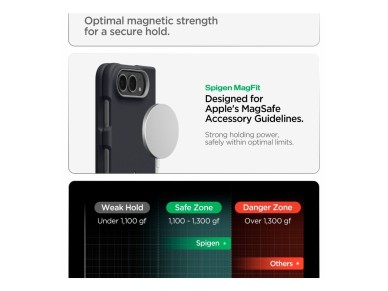 Capa Spigen Nano Pop MagSafe para iPhone Duo - Preto e Cinzento