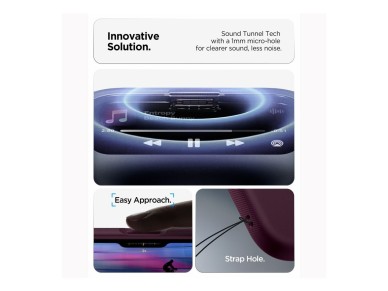 Capa Spigen Nano Pop MagSafe para iPhone 18 Pro/17 Pro - cerejeira escura