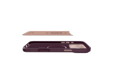 Capa Spigen Nano Pop MagSafe para iPhone 18 Pro/17 Pro - cerejeira escura
