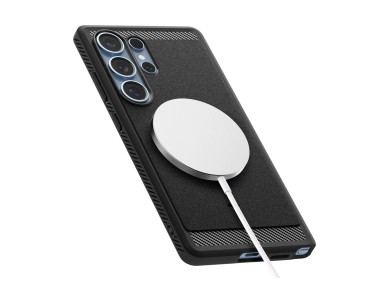 Capa Spigen Rugged Armor Mag para Samsung Galaxy S25 Ultra - Preta