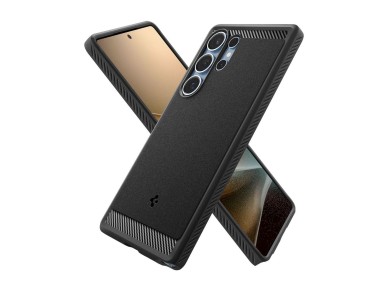 Capa Spigen Rugged Armor Mag para Samsung Galaxy S25 Ultra - Preta