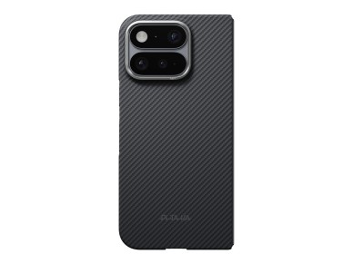 Funda PITAKA Edge para Google Pixel 11 Pro Fold, color negro y gris. Funda PITAKA Edge para Google Pixel 11 Pro Fold, color negro y gris.
