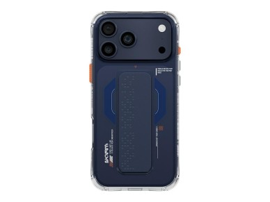 Case Skinarma Haxa for iPhone 17 Pro Max Magnetic Charging + Grip Stand blue Case Skinarma Haxa for iPhone 17 Pro Max Magnetic Charging + Grip Stand blue