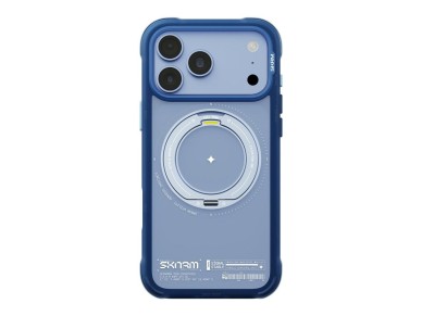 Funda Skinarma Atlas MagSafe + Soporte giratorio para iPhone 18 Pro Max / 17 Pro Max azul Funda Skinarma Atlas MagSafe + Soporte giratorio para iPhone 18 Pro Max / 17 Pro Max azul