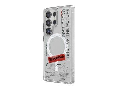 Capa Skinarma Orion MagSafe para Samsung Galaxy S25 Ultra transparente