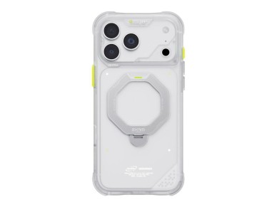 Capa Skinarma Saturn MagSafe + Suporte Giratório para iPhone 18 Pro Max / 17 Pro Max Frost Capa Skinarma Saturn MagSafe + Suporte Giratório para iPhone 18 Pro Max / 17 Pro Max Frost