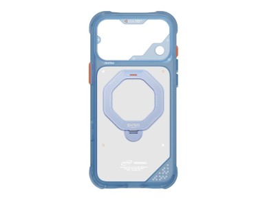 Case Skinarma Saturn MagSafe + Rotating Kick Stand for iPhone 18 Pro Max / 17 Pro Max blue Case Skinarma Saturn MagSafe + Rotating Kick Stand for iPhone 18 Pro Max / 17 Pro Max blue