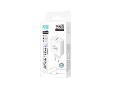 Cargador USB-C TECHANCY TA2845 de 65 W, PD 3.0 PPS, carga r�pida, cable USB-C a USB-C de 1,5 m y 60 