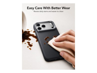 ESR Leather Kickstand MagSafe Case for iPhone 18 Pro Max / 17 Pro Max - Black