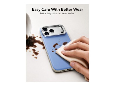 Capa MagSafe com suporte ESR Atelier para iPhone 18 Pro/17 Pro - Azul Claro Capa MagSafe com suporte ESR Atelier para iPhone 18 Pro/17 Pro - Azul Claro
