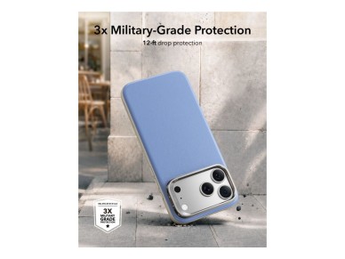 Capa MagSafe com suporte ESR Atelier para iPhone 18 Pro/17 Pro - Azul Claro Capa MagSafe com suporte ESR Atelier para iPhone 18 Pro/17 Pro - Azul Claro