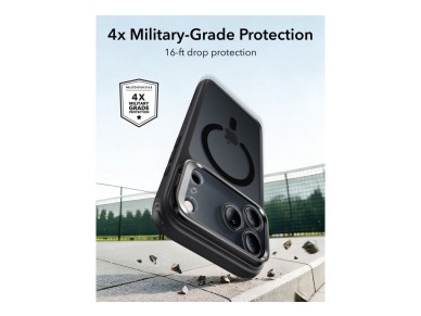 ESR Classic Hybrid Kickstand MagSafe Case for iPhone 18 Pro Max / 17 Pro Max - Matte Black