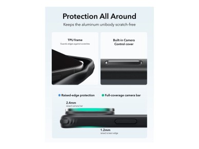 ESR Classic Hybrid Kickstand MagSafe Case for iPhone 18 Pro Max / 17 Pro Max - Matte Black