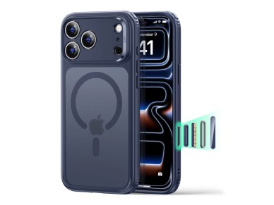 Funda h�brida ESR Classic MagSafe para iPhone 18 Pro / 17 Pro - Azul marino mate