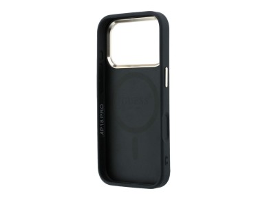 Guess Saffiano Small 4G & Classic Logo MagSafe Case for iPhone 18 Pro / 17 Pro - Black Guess Saffiano Small 4G & Classic Logo MagSafe Case for iPhone 18 Pro / 17 Pro - Black