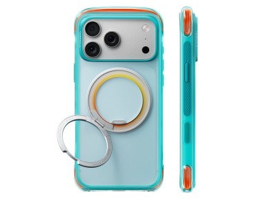Torras - O3 Air Core Case for iPhone 18 Pro Max / iPhone 17 Pro Max - Prismatic Turquoise Torras - O3 Air Core Case for iPhone 18 Pro Max / iPhone 17 Pro Max - Prismatic Turquoise