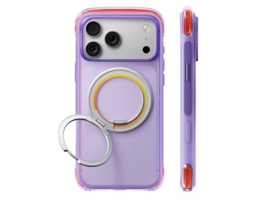 Torras - Funda O3 Air Core para iPhone 18 Pro Max / iPhone 17 Pro Max - Ciruela prism�tica