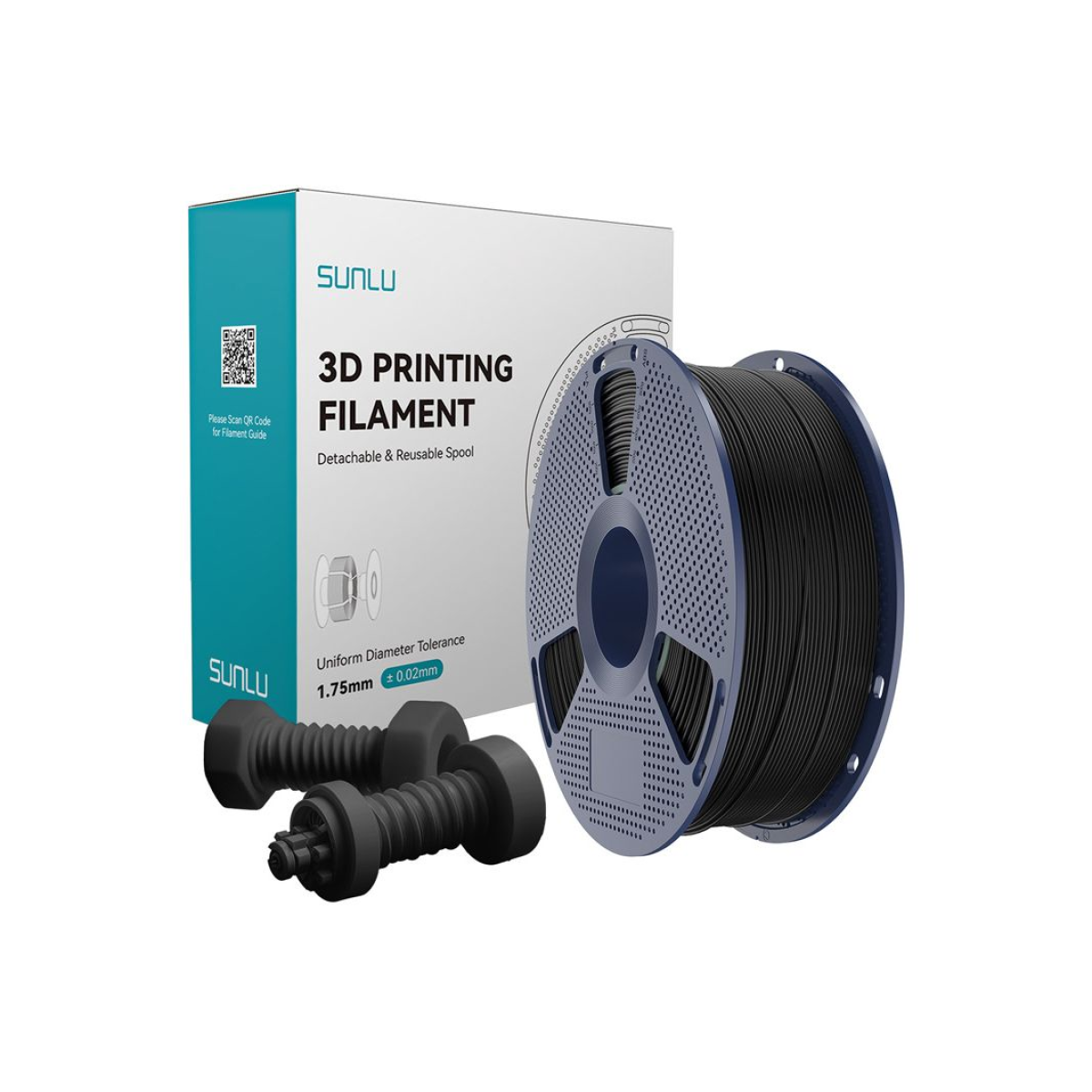 Sunlu High-Speed ABS Filament (Black) - ABSH-SB - Emegastore