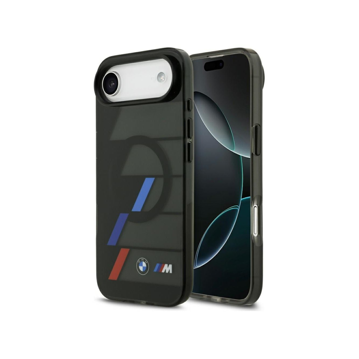 BMW M IML Metal Buttons Tricolor Lines MagSafe Case for iPho ...