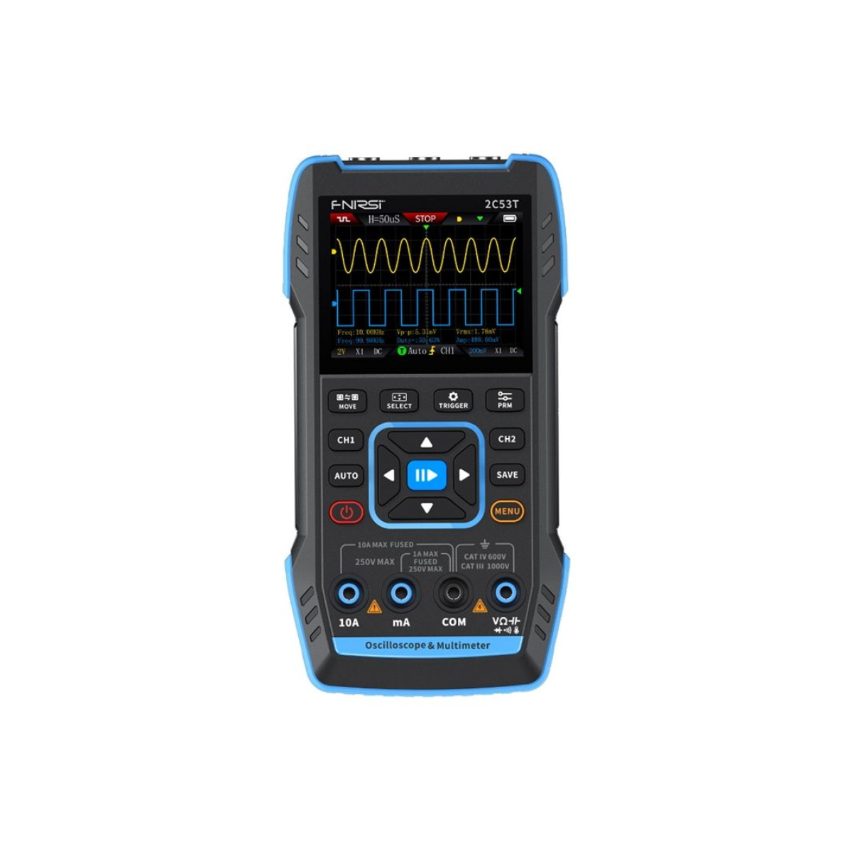 FNIRSI 2C53T portable 3in1 oscilloscope multimeter signal ge - 2C53T ...